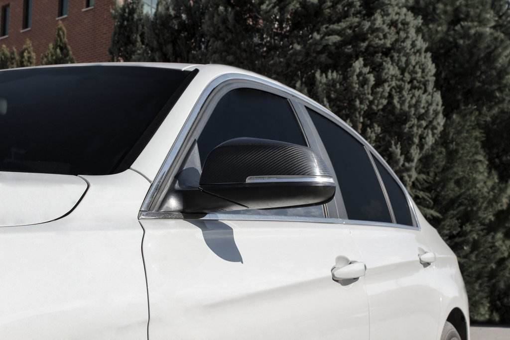 Covers for mirrors (2 pcs, natural carbon) for BMW 1 series F20/21 2011-2019 - Reelken Auto