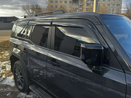 Window Deflectors Niken Luxury (6 pcs) for Toyota Land Cruiser Prado 250 2023- - image 1