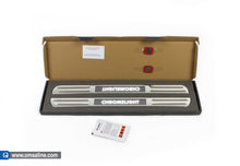 Illuminated door sill plates (2 pcs, stainless steel) for Ford Courier 2014-2023 - image 2