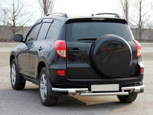Rear protection AK005-2 (2 pcs., stainless steel) for Toyota Rav 4 2006-2013 - Reelken Auto
