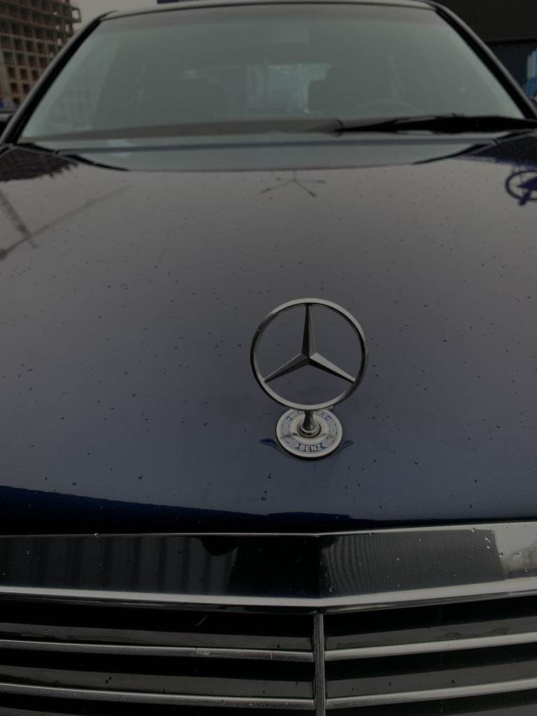 Sight emblem (with inscription) for Mercedes E-class W210 1995-2002 - Reelken Auto