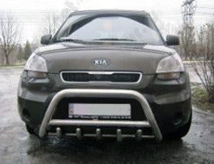 Kenguryatnik (stainless) for Kia Soul II 2013-2018 - image 1