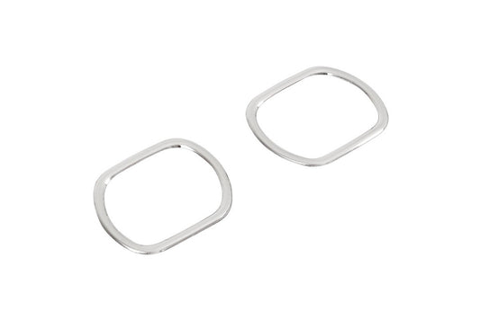 Chrome Fog Light Covers (2 pcs, Stainless Steel) for Opel Corsa F 2019- - image 2