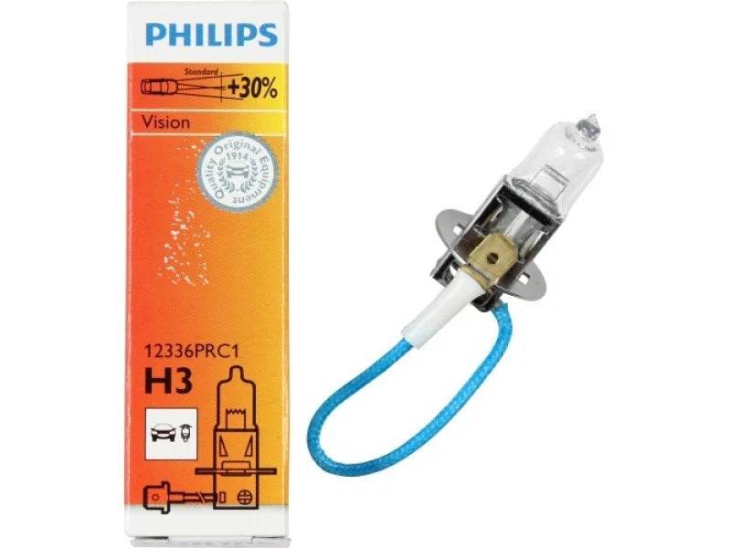 Head lamp Philips H3 55W 12336PR Premium + 30% - Reelken Auto