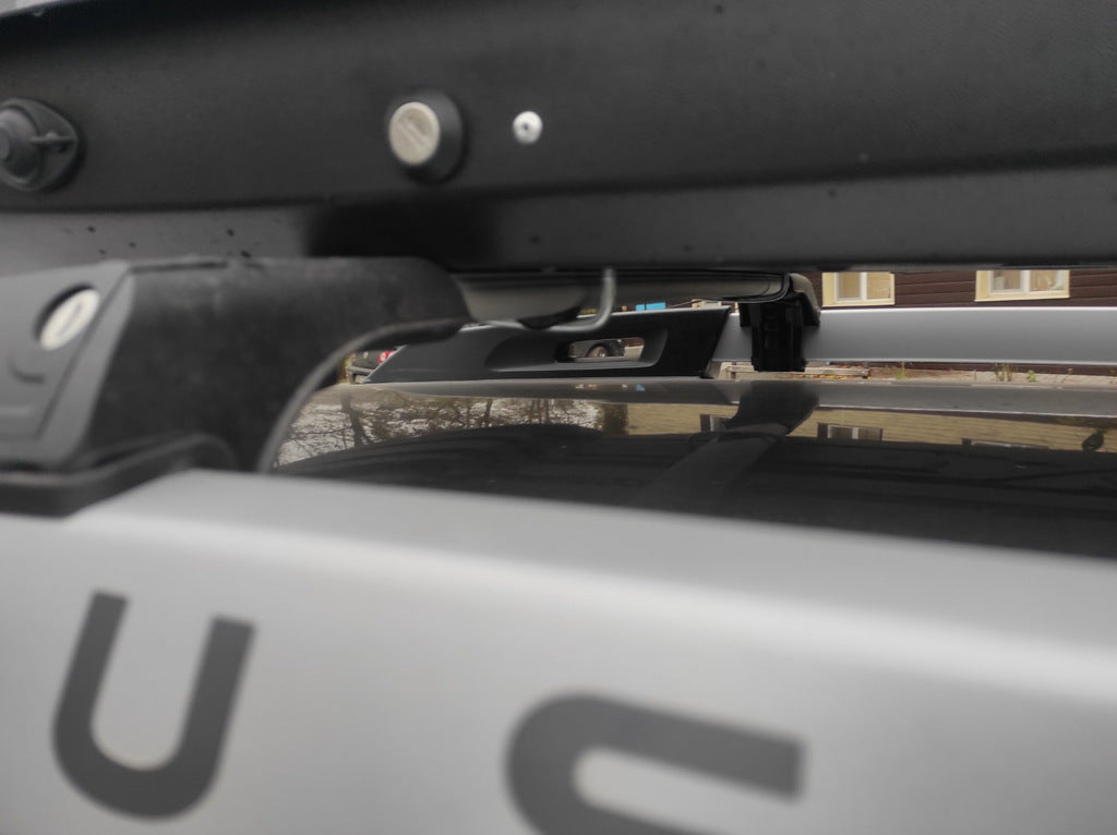 Lockable roof bars for roof rails Skybar V1 (2014-2018, 2 pcs) for Dacia Duster 2008-2018 - image 5