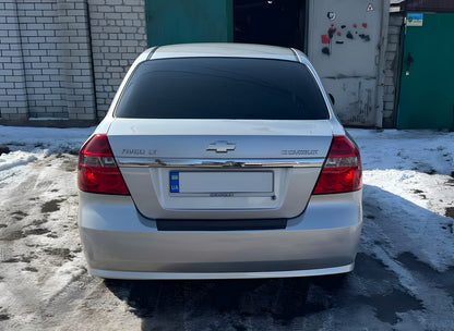 Rear bumper with bend Plastic for Chevrolet Aveo T250 2005-2011 - image 1