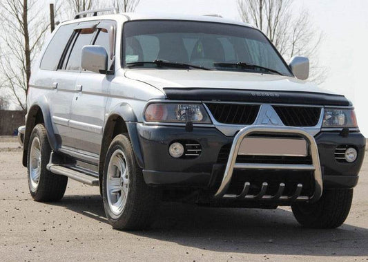 QT006 the bumper guard (stainless) for Mitsubishi Pajero Sport 1996-2007 - Reelken Auto