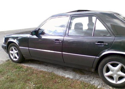 Fender Trim 1989-1995 (4 pcs, Stainless Steel) for Mercedes E-сlass W124 1984-1997 - image 1