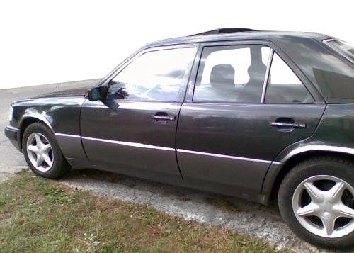 Fender Trim 1989-1995 (4 pcs, Stainless Steel) for Mercedes E-сlass W124 1984-1997 - image 1