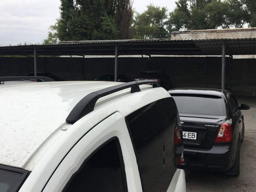 Roof rails, color Black for Fiat Fiorino/Qubo - image 1
