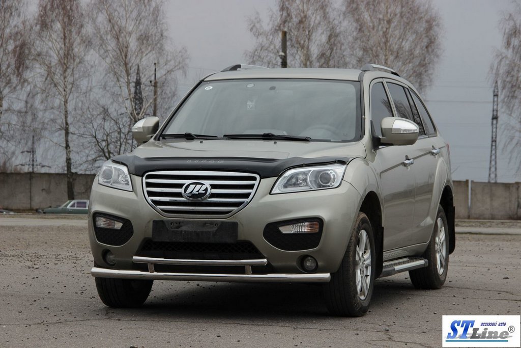 Front protection ST014 (stainless) for Lifan X60 - image 2