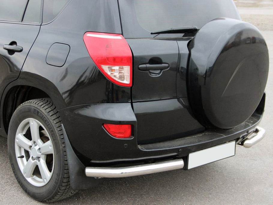 Rear corners AK003 (2 PCs, stainless steel) for Toyota Rav 4 2006-2013 - Reelken Auto
