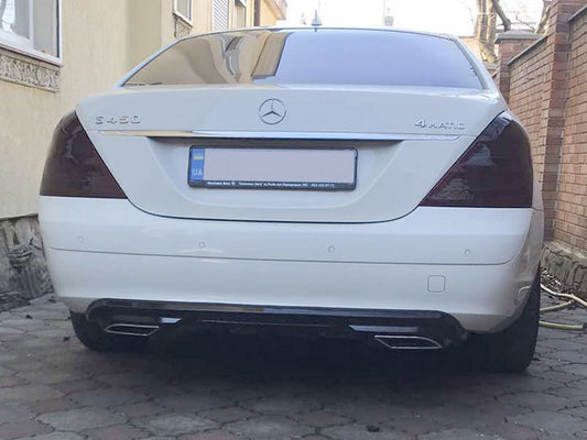 Universal rear diffuser DPT Sport V-1 (grey + black gloss) - image 2