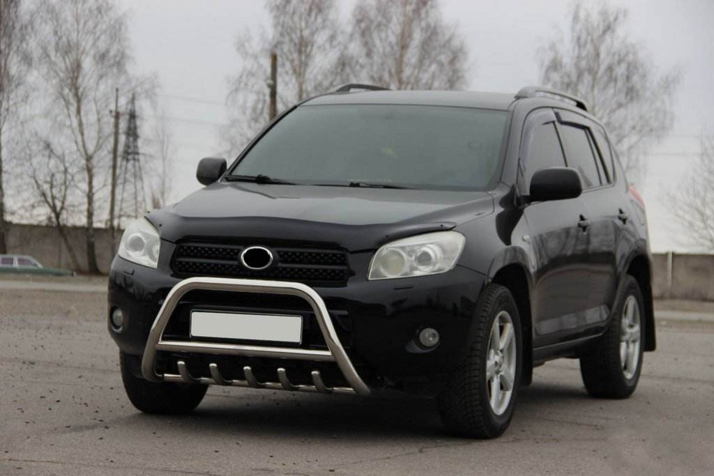 The WT003 bumper guard (stainless) for Toyota Rav 4 2006-2013 - Reelken Auto