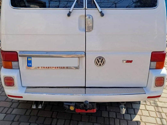 Frame for number chrome Transporter (1 pc, stainless steel) for Volkswagen T4 Caravelle/Multivan - Reelken Auto
