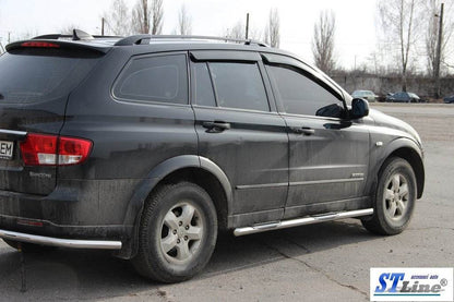 Lateral pipe BB002 (2 pieces, stainless.) for SsangYong Kyron 2005-2014 - Reelken Auto