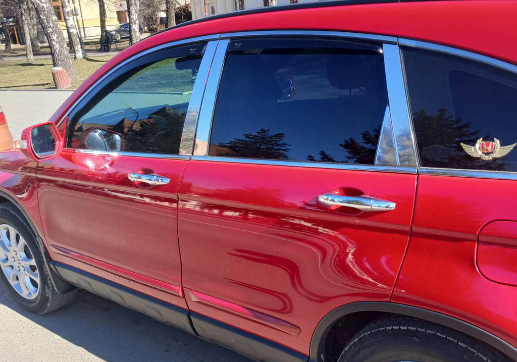 Stainless Steel Door Pillar Trim (8 pcs) for Honda CRV 2007-2011 - image 7