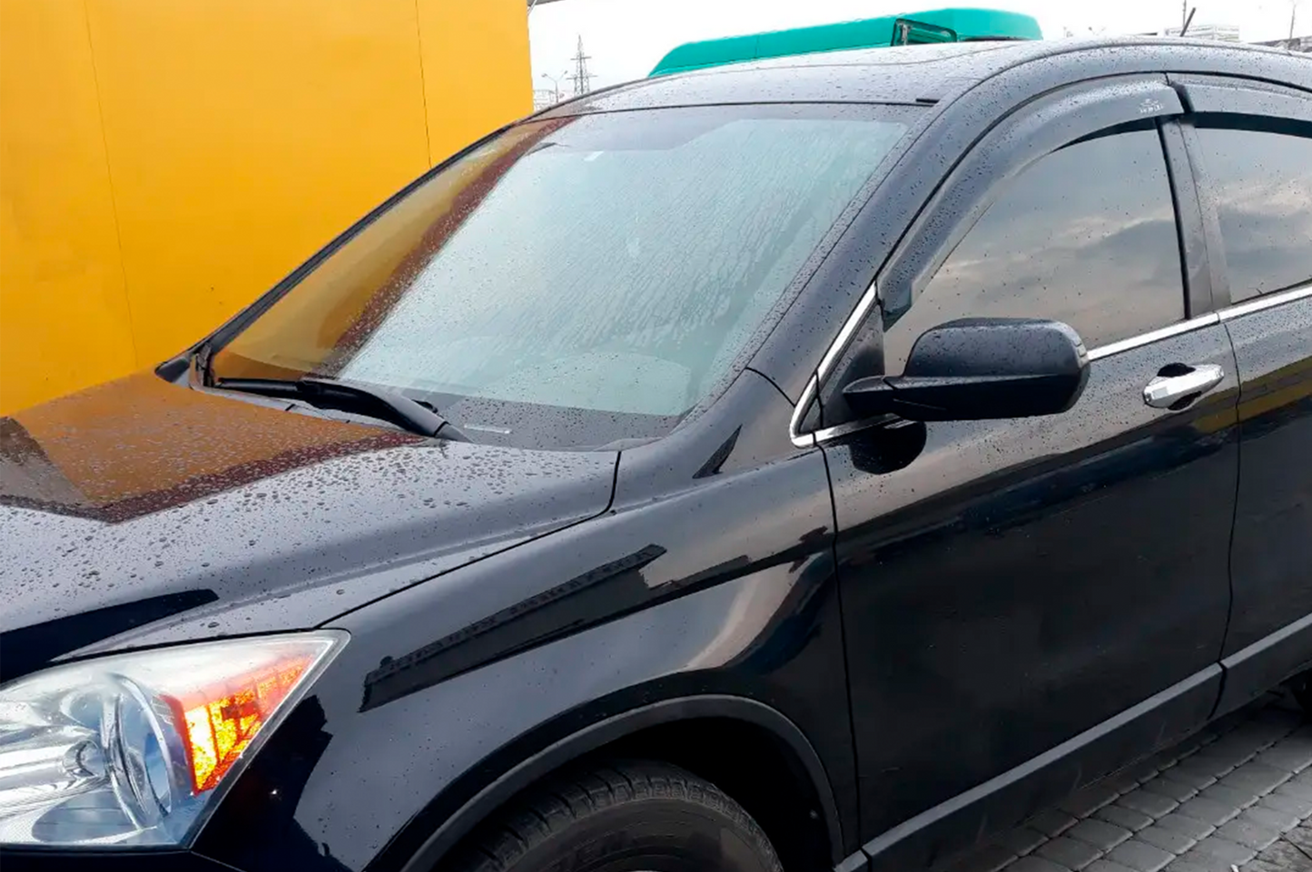 Window Deflectors (4 pcs, HIC) for Honda CRV 2007-2011 - image 3