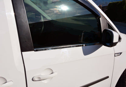 Window edging (2 pcs., stainless steel) for Volkswagen Caddy 2015-2020 - image 1