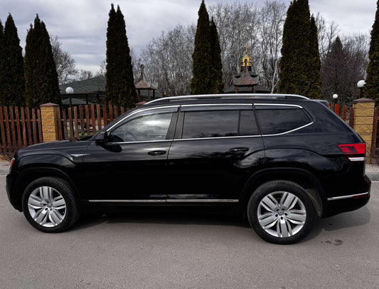 Window Deflectors with Chrome Trim Niken Luxury (6 pcs) for Volkswagen Atlas (Terramont) 2016- - image 1