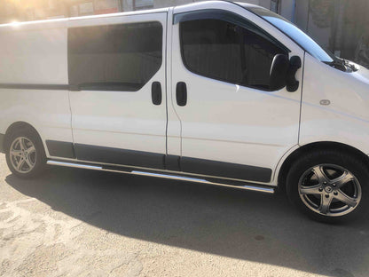 Lateral pipe BB002 (2 PCs., stainless.) for Renault Trafic 2001-2015 - image 3