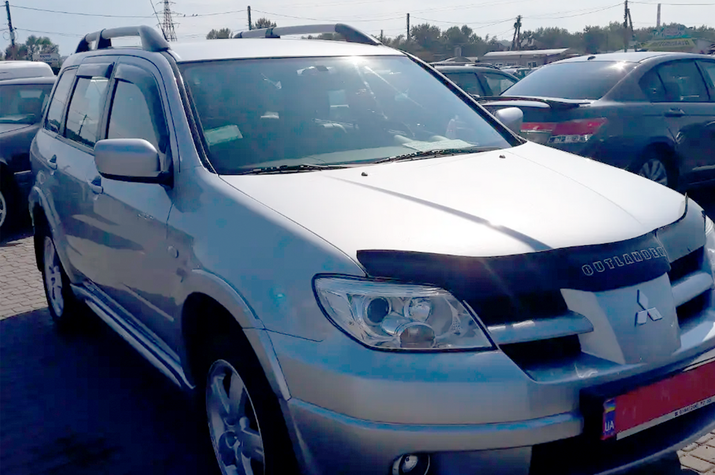 Window Deflectors (4 pcs, HIC) for Mitsubishi Outlander 2001-2006 - image 1