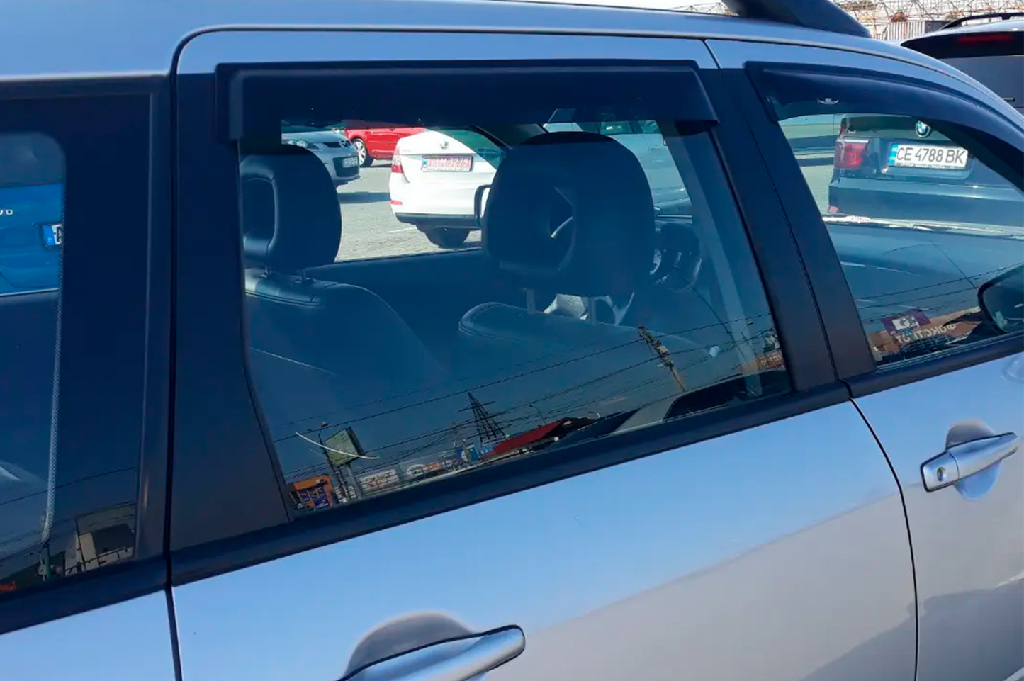 Window Deflectors (4 pcs, HIC) for Mitsubishi Outlander 2001-2006 - image 3