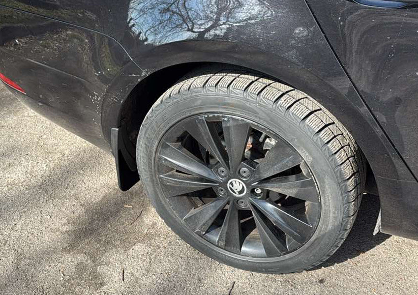 Genuine Mud Flaps Premium SD, SW 2018+ (Set of 4) for Skoda Octavia III A7 2013-2019 - image 4