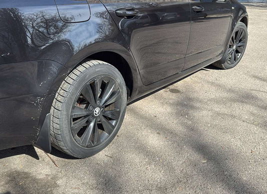 Genuine Mud Flaps Premium SD, SW 2018+ (Set of 4) for Skoda Octavia III A7 2013-2019 - image 1