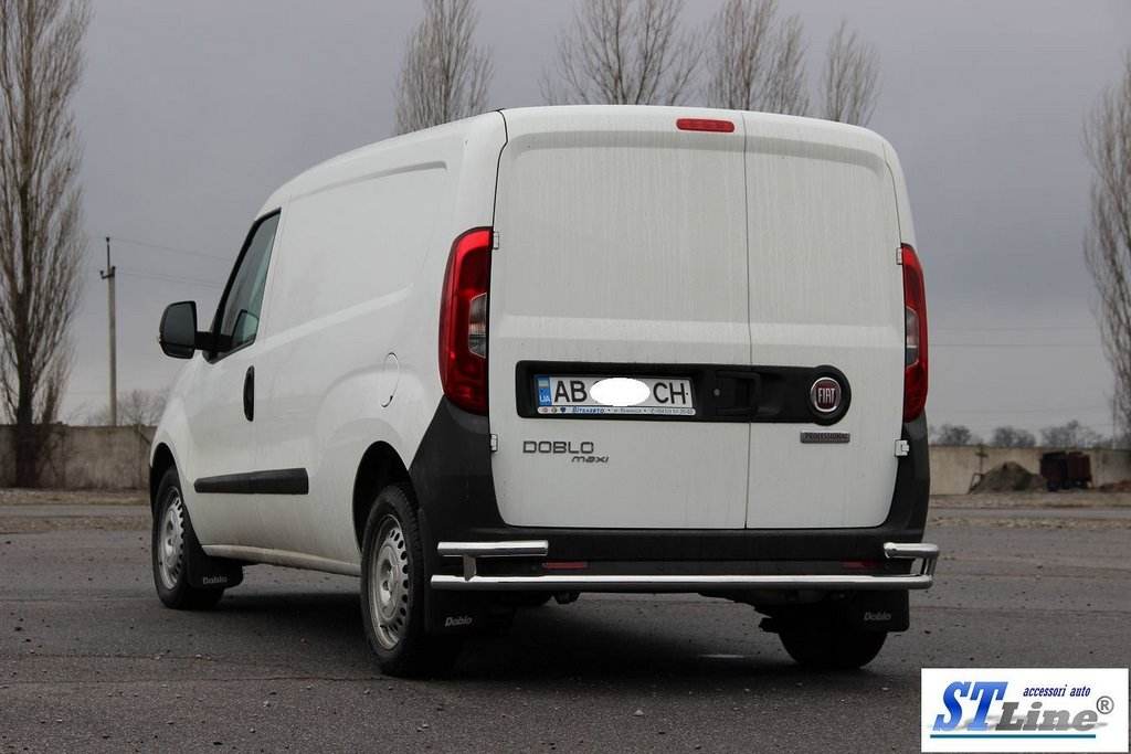 Back arc AK005/2-Double (stainless steel.) for Opel Combo 2012-2018 - Reelken Auto