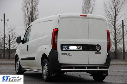 Back arc AK002/1-Double (stainless steel.) for Opel Combo 2012-2018 - Reelken Auto