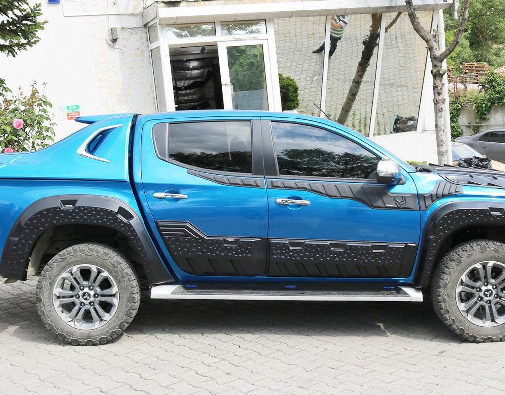 EuroCap door molding (6 pcs., ABS) for Fiat Fullback 2016↗ - Reelken Auto