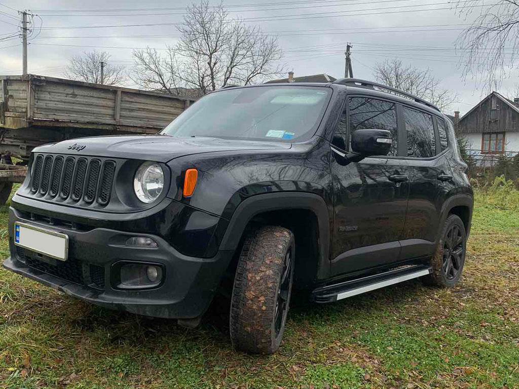 Lateral platforms Maya V1 (2 pieces, aluminum) for Jeep Renegade - Reelken Auto