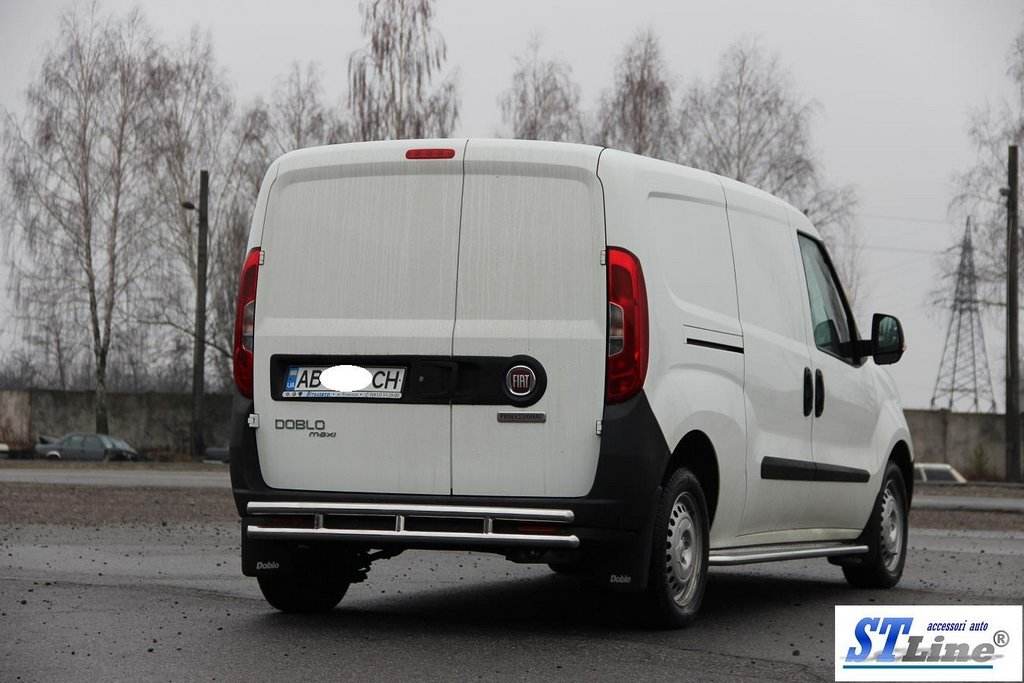 Back arc AK002/1-Double (stainless steel.) for Opel Combo 2012-2018 - Reelken Auto
