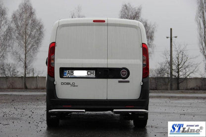 Rear corners AK003 (stainless) for Fiat Doblo II 2010-2022 - Reelken Auto