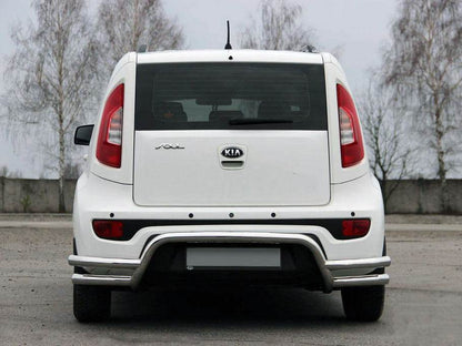 Back protection AK007-2 (stainless) for Kia Soul II 2013-2018 - Reelken Auto