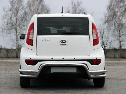Back protection AK007-2 (stainless) for Kia Soul II 2013-2018 - Reelken Auto