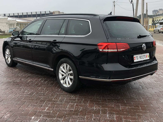 Cover on the end of the rear bumper SD/SW (3 pcs., stainless steel) for Volkswagen Passat B8 2015-2023 - image 2