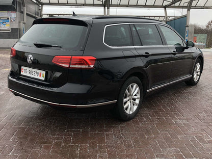Cover on the end of the rear bumper SD/SW (3 pcs., stainless steel) for Volkswagen Passat B8 2015-2023 - image 3