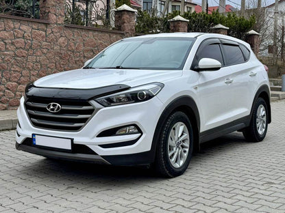 The hood deflector (EuroCap) for Hyundai Tucson TL 2016-2021 - Reelken Auto