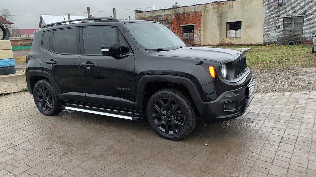 Lateral platforms Maya V1 (2 pieces, aluminum) for Jeep Renegade - Reelken Auto