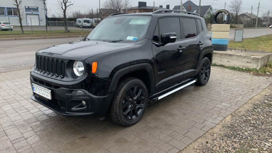 Lateral platforms Maya V1 (2 pieces, aluminum) for Jeep Renegade - Reelken Auto