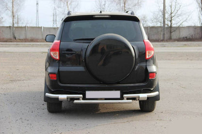 Rear protection AK005-2 (2 pcs., stainless steel) for Toyota Rav 4 2006-2013 - Reelken Auto