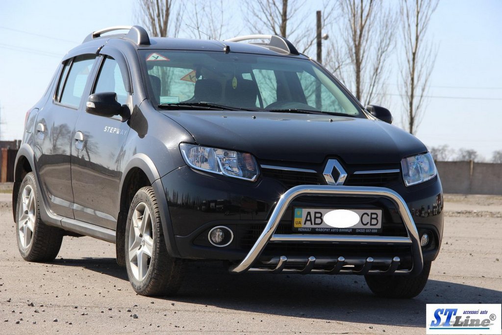Front Bar WT003 (Stainless Steel) for Renault Sandero 2013-2022 - image 3