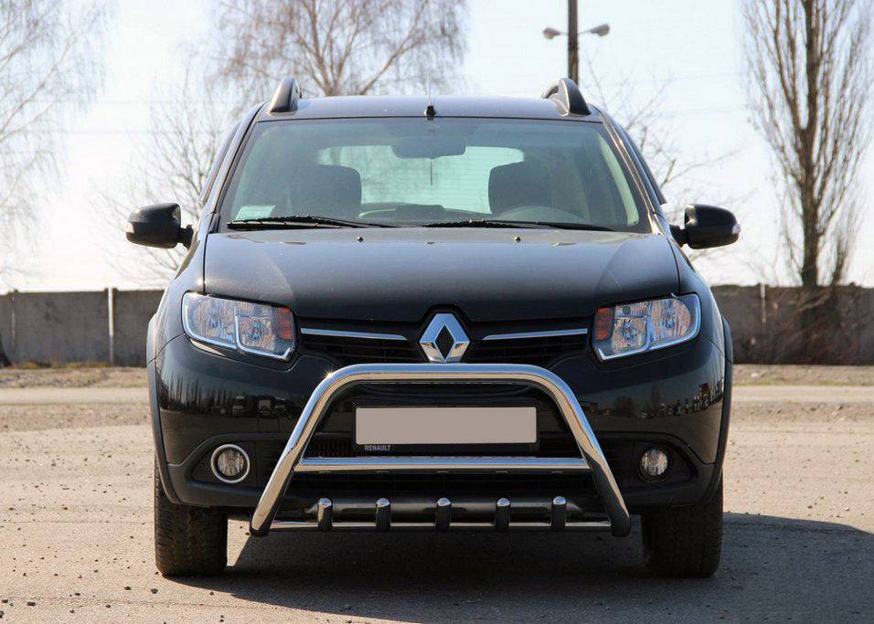 Front Bar WT003 (Stainless Steel) for Dacia Sandero 2013-2020 - image 1