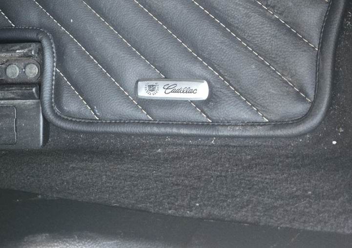 Aluminum nameplate for mats (1pc) for Cadillac - Reelken Auto