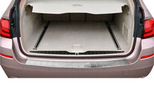 Cover on the rear bumper OmsaLine (SW, stainless steel) for BMW 5 series F-10/11/07 2010-2016 - Reelken Auto