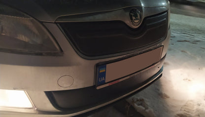 Winter cover on the grille (2011-2014, upper) for Skoda Fabia 2007-2014 - image 3