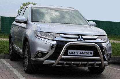 The WT003 bumper guard (stainless) for Mitsubishi Outlander 2012-2021 - Reelken Auto