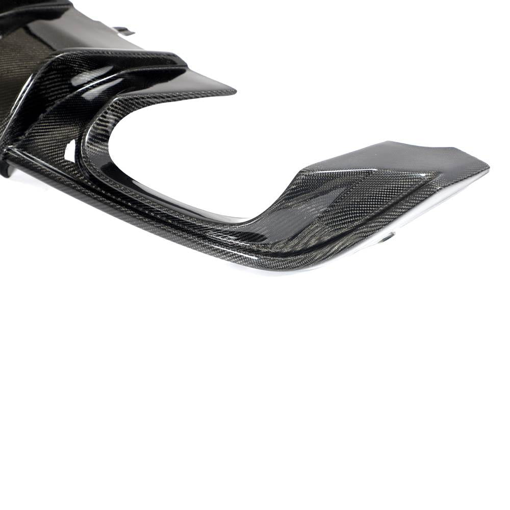 Rear Bumper Diffuser V1 (for S-Line 2016-2020, Carbon) for Audi A5 2016-2025 - image 12